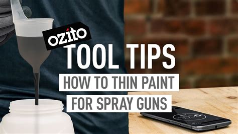 How To Thin Paint For Spray Gun Measure Viscosity Ozito Tool Tips