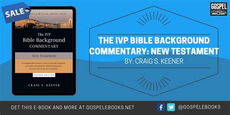 The Ivp Bible Background Commentary New Testament Gospel Ebooks