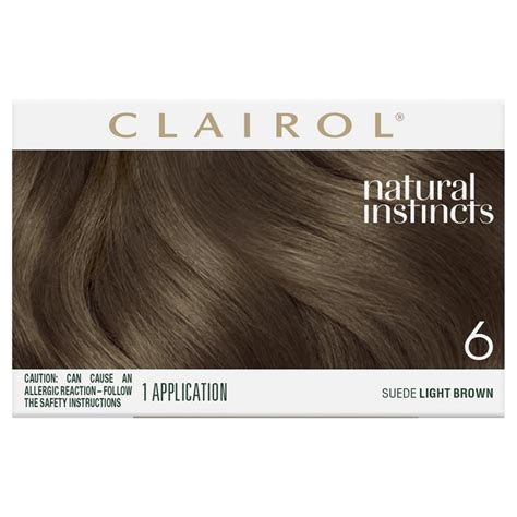 Buy Clairol Natural Instincts Semi Permanent Hair Colour 6 Light Brown