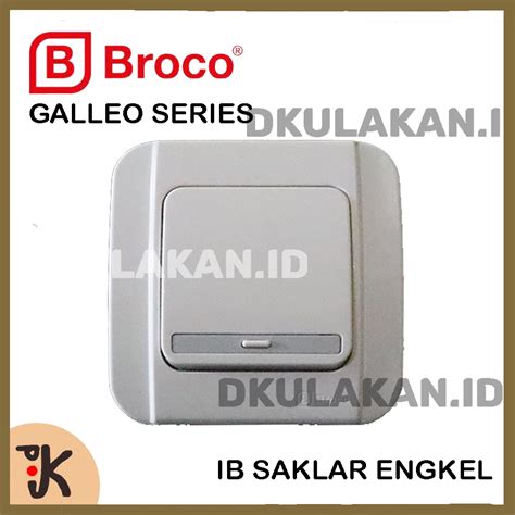 Jual Broco Galleo Ib Saklar Tanam Tunggal Engkel Putih White G