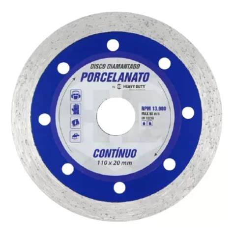 Disco De Corte Diamantado Porcelanato Cont Nuo Mmx Mm