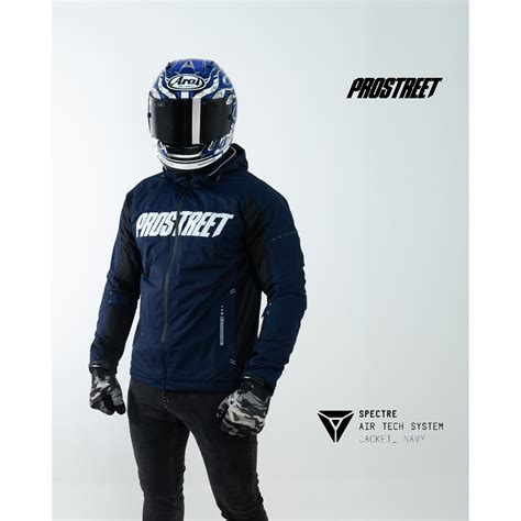 Prostreet Specter Air Tech System Navy Motorcycle Jacket Shopee Malaysia