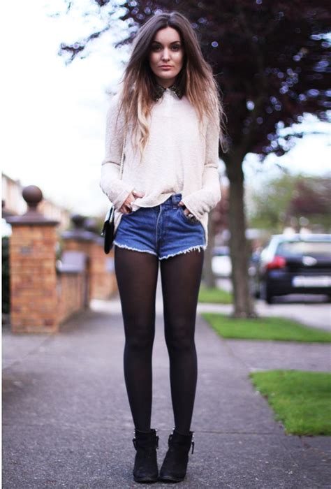 Denim Shorts Roressclothes Closet Ideas Women Fashion Outfit