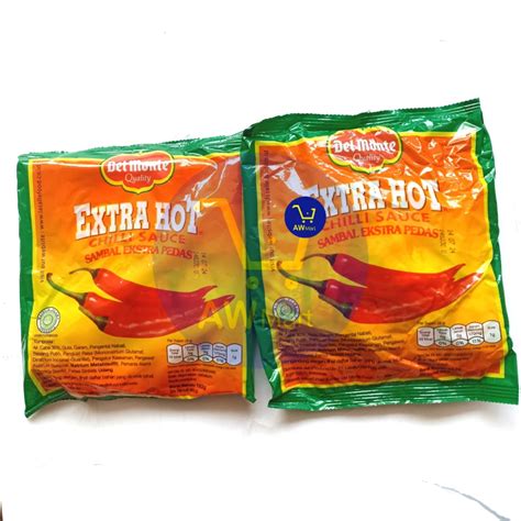 Delmonte Sauce EXTRA Spicy SAMBAL Stick 24 Grams X 8 Grams DELMONTE