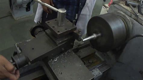 Taper Turning Operation With Taper Of 10 Degree Performing Over Lathe