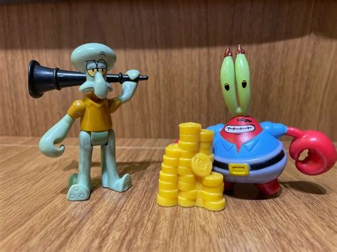 Miniaturas Bob Esponja Imaginext Raros 2012 Lula Molusco E Seu