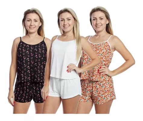 Kit Baby Doll Da Moda Blogueira Lingerie Feminina Oferta MercadoLivre