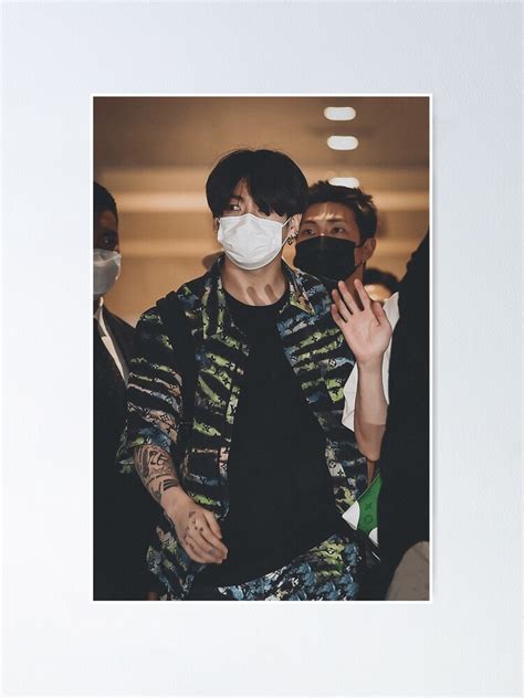 Jeon Jungkook Airport Look Poster For Sale By Limjikim Redbubble