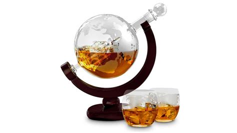 Set Carafe Globe Incl Verres Whisky Cadeaux