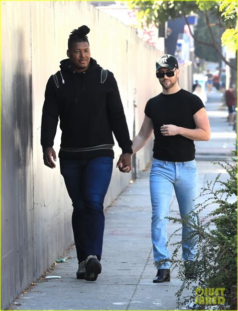 Nfl Player R K Russell Flaunts Cute Pda With Boyfriend Corey O Brien