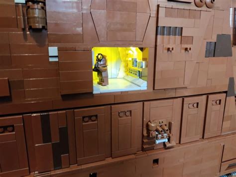 This enormous LEGO Star Wars Sandcrawler actually drives