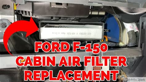 Ford F 150 Cabin Air Filter Replacement 2015 2020 How To YouTube