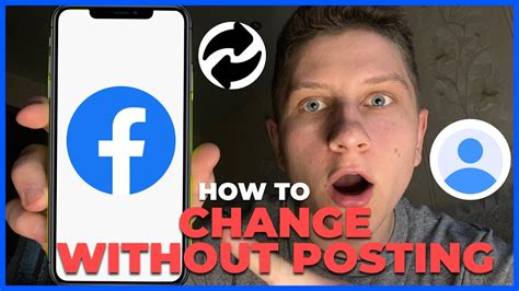 How To Change Profile Picture Without Posting On Facebook Youtube