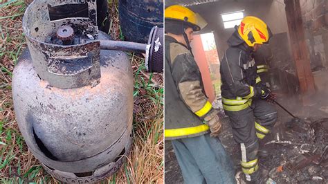 Explot Una Garrafa Se Incendi Parte De La Casa Y Una Mujer Fue