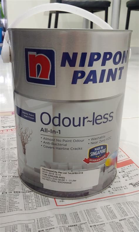 Nippon Paint Odour Less All In Dreamland Everything Else On