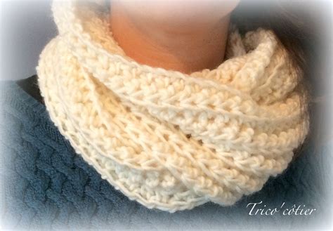 Vaincre le froid Tuto Snood au crochet spécial débutant Snood