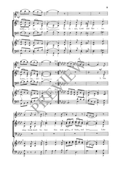 As Silently As Moonlight By Joseph Roff 3 Part Sheet Music Sheet Music Plus