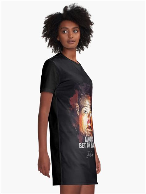 Always Bet On Black John Cutter Passenger 57 [wesley Snipes] Graphic T Shirt Dress For