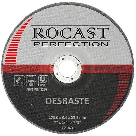 Disco De Desbaste X X Rocast Hna