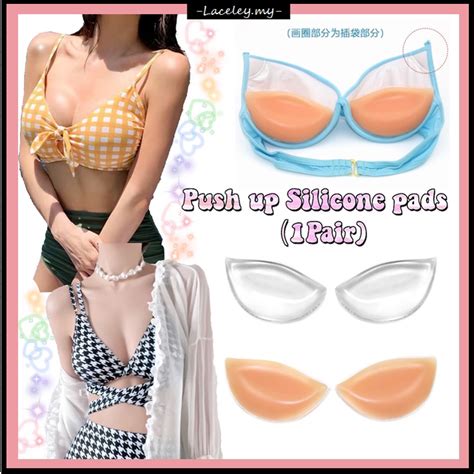 Ready Stock Pair Silicone Bra Inserts Bikini Bra Insert Silicone