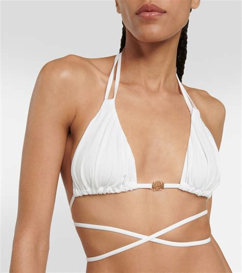 Loewe Paulas Ibiza Anagram Bikini Top Loewe