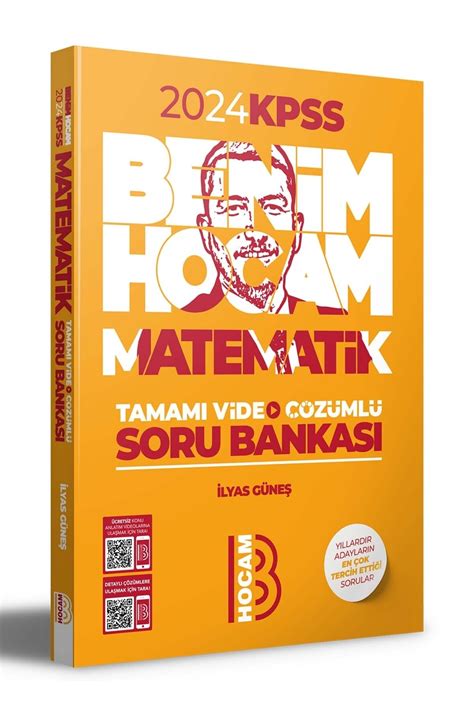 Benim Hocam Yayınları 2024 Kpss Matematik Tamamı Video Çözümlü Soru