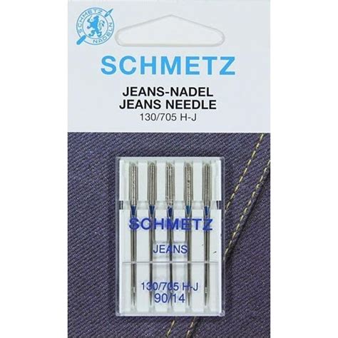 Aiguilles de machine à coudre pour jeans Schmetz 5 pcs par 3 50