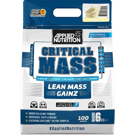 Applied Nutrition Critical Mass Prof 6kg Total Nutritionde