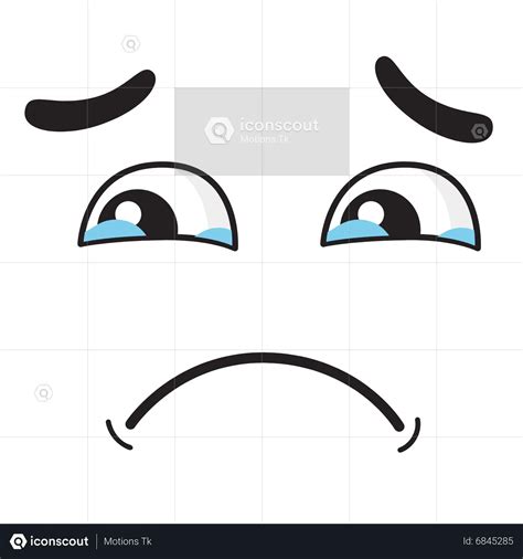 Crying Emoji Animated Icon download in JSON, LOTTIE or MP4 format