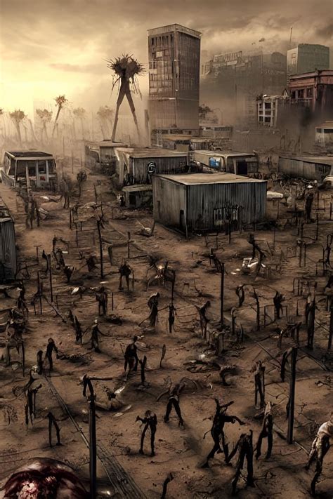 post apocalyptic zombie wasteland : r/aiArt