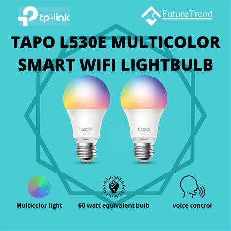 TP Link TAPO L530E Multicolor Smart Wifi Lightbulb Lazada