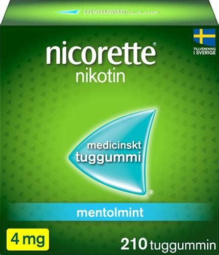 K P Nicorette Mentolmint Medicinskt Tuggummi Mg St Apoteket Se