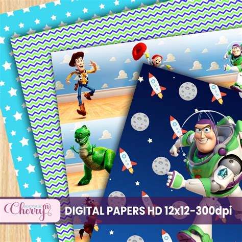 Toy Story Digital Papers Free Clip Art Digital Scrapbooking Etsy