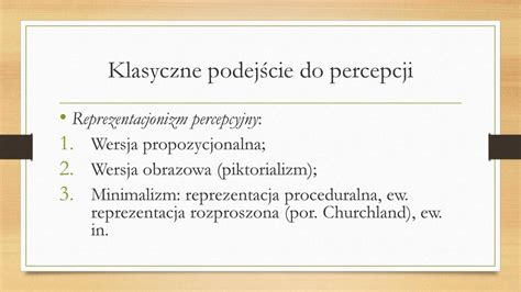 Ekologiczna Teoria Percepcji I Jej Kontynuacje Adriana Schetz Pdf