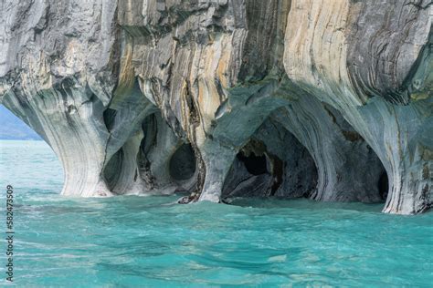 Marble Caves on Lake General Carrera, Patagonia, Chile. Marble Caves ...