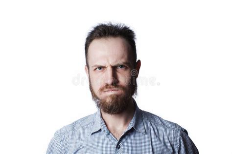 Face Of An Angry And Insult Male Stock Image Image Of Annoyed