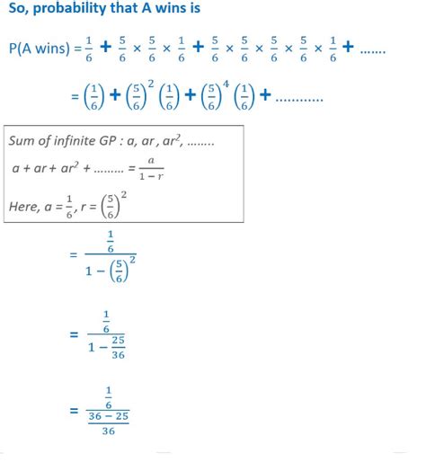 In which situations do we use the formula of infinite GP Series in ...