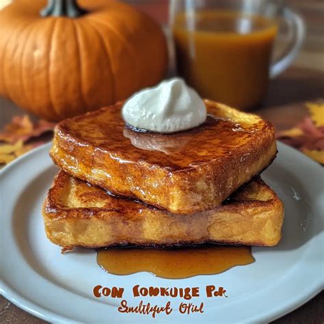 Pumpkin Pie French Toast With Homemade Grammy Recipes