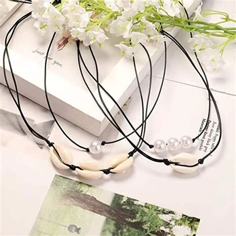 Dropship Jewelry Pcs Pearl Shell Choker Necklaces For Women Star