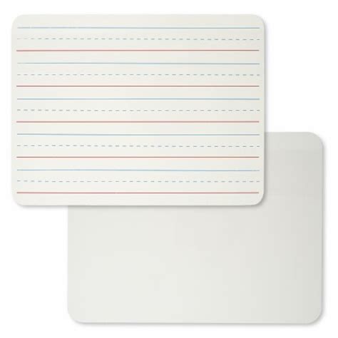 Charles Leonard Dry Erase Classpack Plain Primary Lined Sided Boards