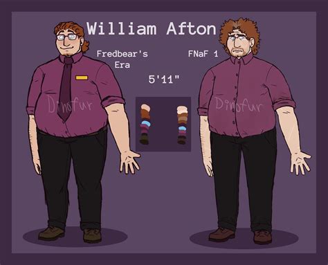 William Afton Ref Five Nights At Freddys Amino