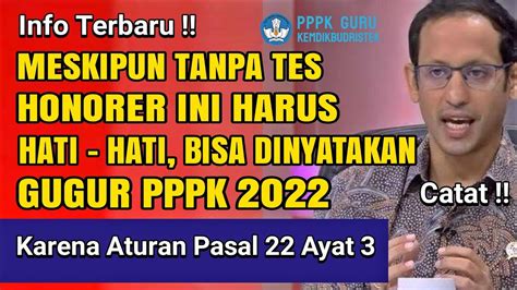 Hati Hati Meski Tanpa Tes Pelamar Ini Dapat Dinyatakan Gugur Dalam