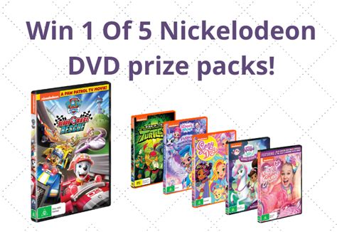 Win 1 Of 5 Nickelodeon Dvd Prize Packs Competition