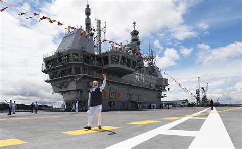 Pm Modi Commissions Indias First Indigenous Aircraft Carrier Ins