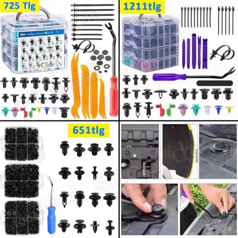 Kfz Spreiznieten Sortiment Set Auto T Rverkleidung Innen Befestigung