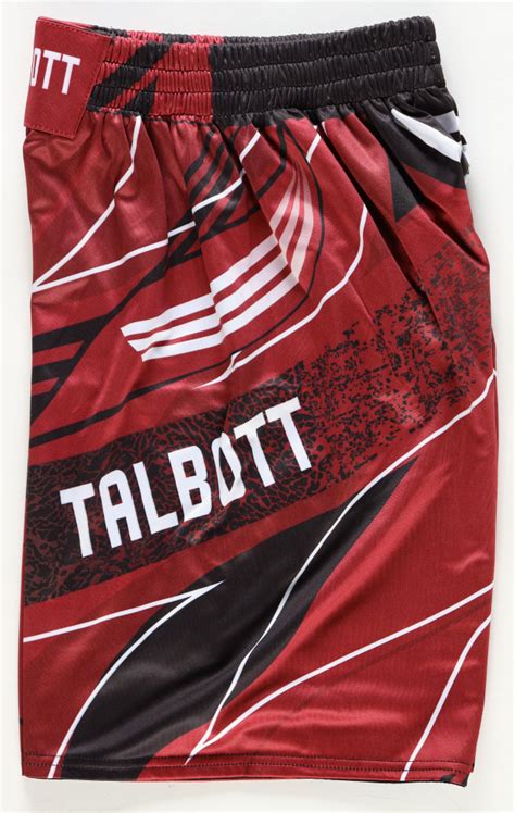 Payton Talbott Signed Custom Fight Shorts Beckett Pristine Auction