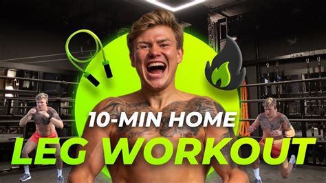 Leg Day Anywhere 10 Min No Equipment Killer Workout Youtube