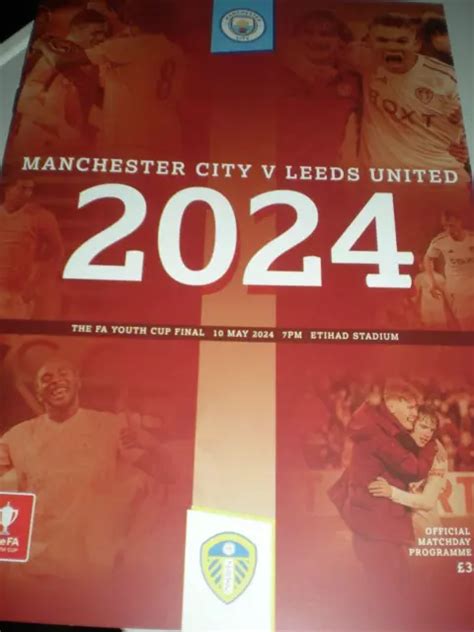 Manchester City V Leeds United 10th May 2024 Fa Youth Cup Finalmint