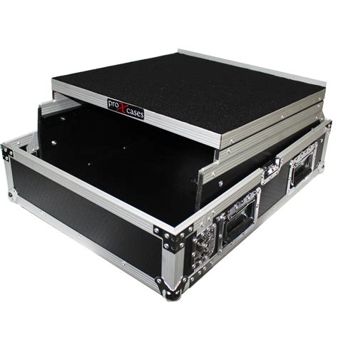 Universal 19" Rackmount Mixer up to 13U W-Removable Laptop Shelf - GTR Direct