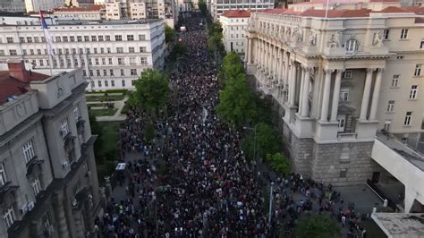 Tv N Beograd On Twitter Protest Srbija Protiv Nasilja Iz Vazduha